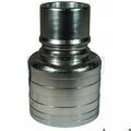 Dixon DQC H Industrial Interchange High Volume Female Plug, 1-1/2-11-1/2 Nominal, Female NPTF, Steel H12F12